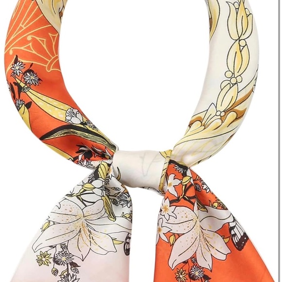 Women Head Hair Scarf Like Satin Silk Scarf Sleeping Hair Wrapping Night 27.5" - Picture 2 of 7